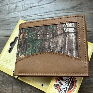 Danberry Genuine Leather Bi-fold Camo wallet 6 card pocket one bill pocket,slim